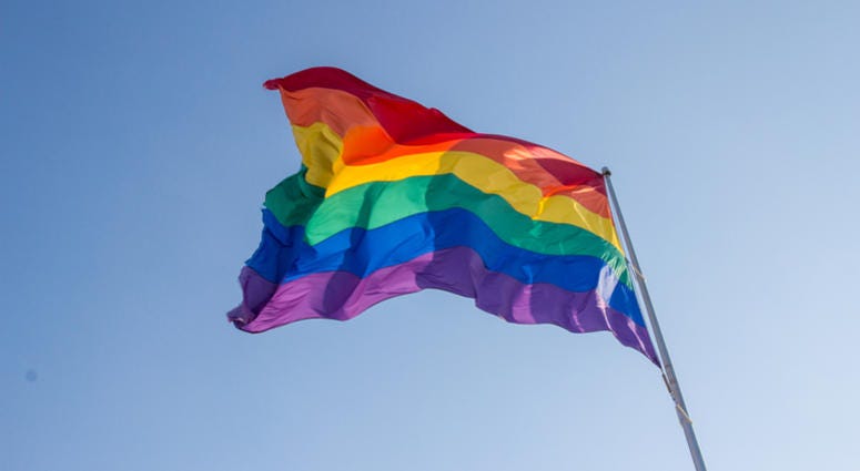 Gay rights flag Gay rights flag